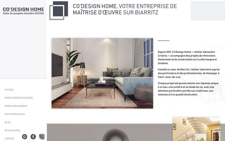 Screenshot of codesignhome.fr