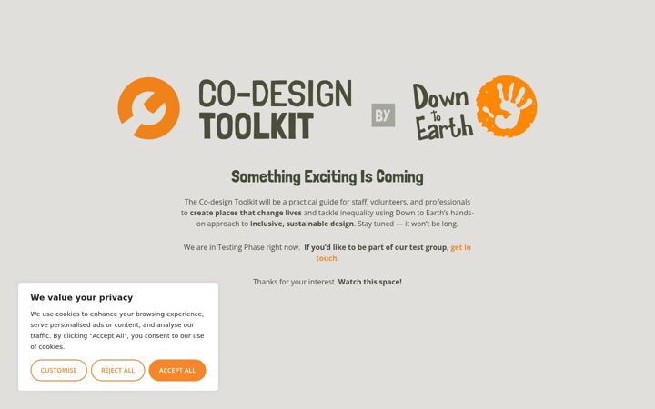 Screenshot of codesigntoolkit.com