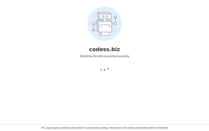 Screenshot του codess.biz