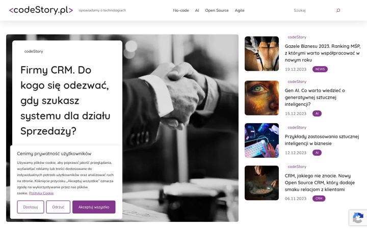 Snímek obrazovky codestory.pl