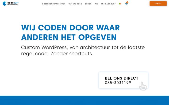 Skjermbilde av codesurf.nl