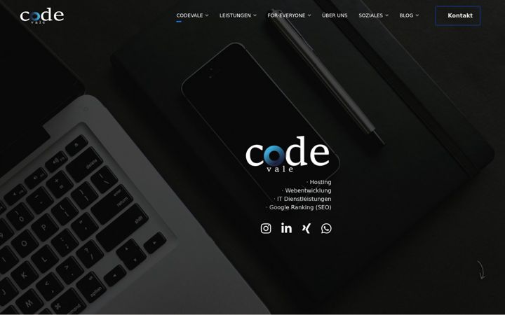 Screenshot of codevale.de