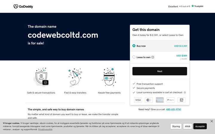 Screenshot of codewebcoltd.com