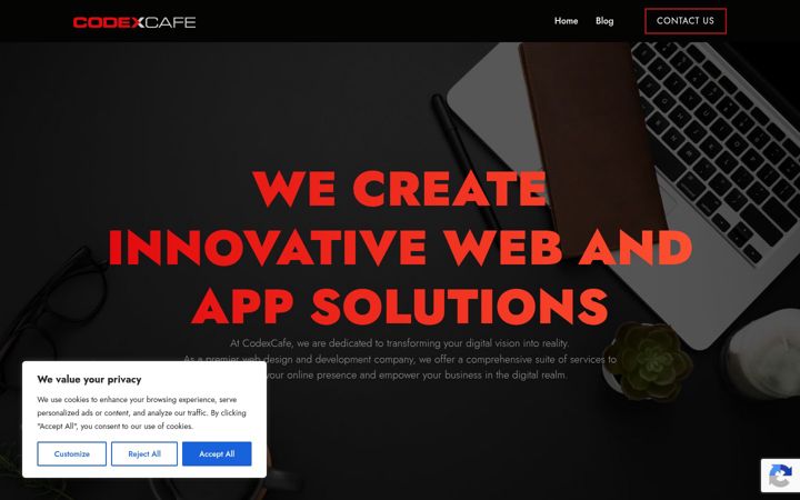 Screenshot of codexcafe.com
