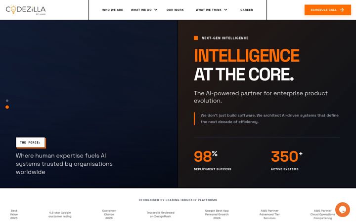 Екранна снимка на codezilla.io