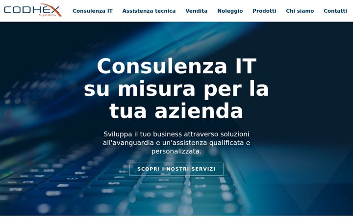 Screenshot of codhexsystems.com