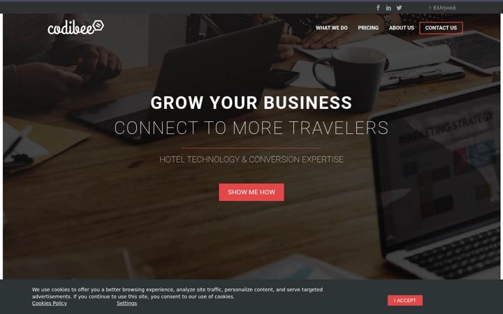 Screenshot of codibee.com