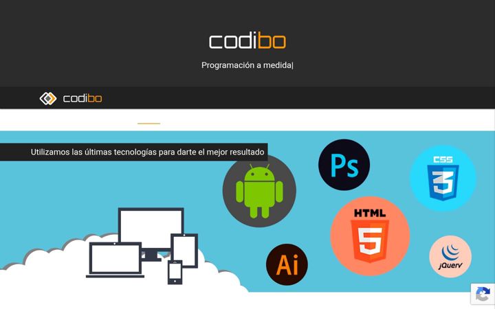 Screenshot of codibo.es