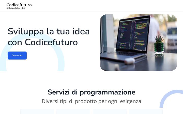 Screenshot of codicefuturo.it