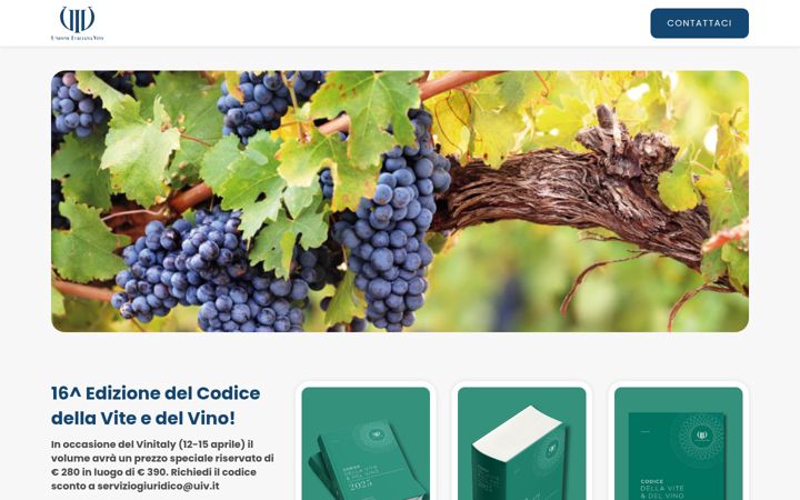 Screenshot of codicevitevino.it