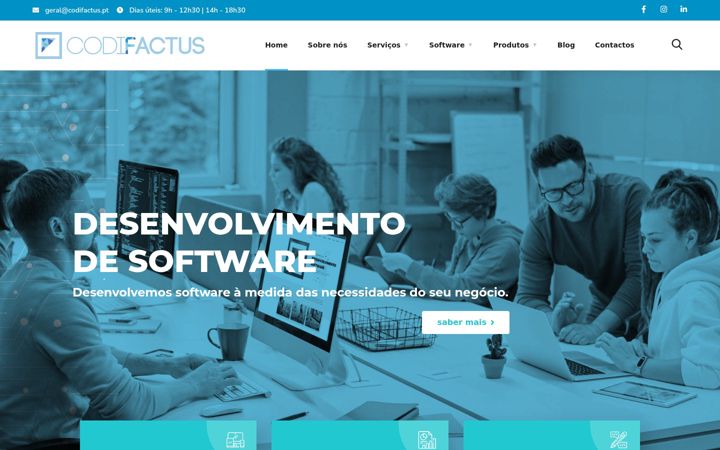 Screenshot of codifactus.pt