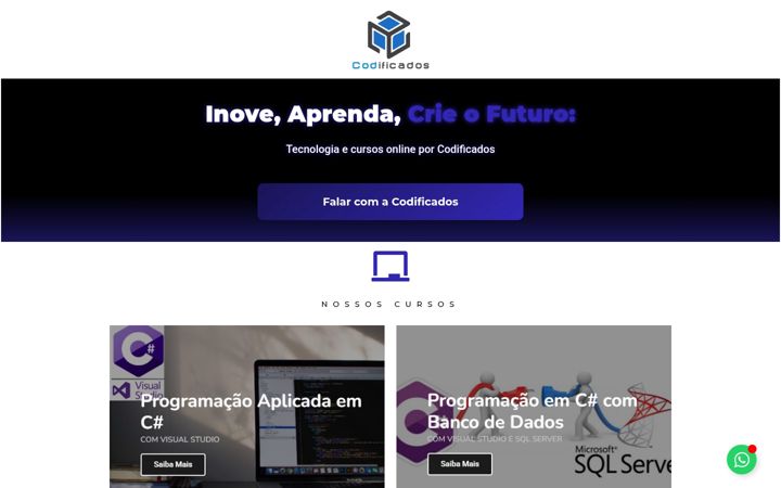 Posnetek zaslona codificados.com.br