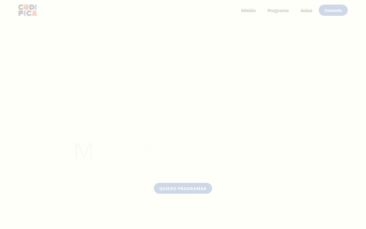 Screenshot of codificamos.com