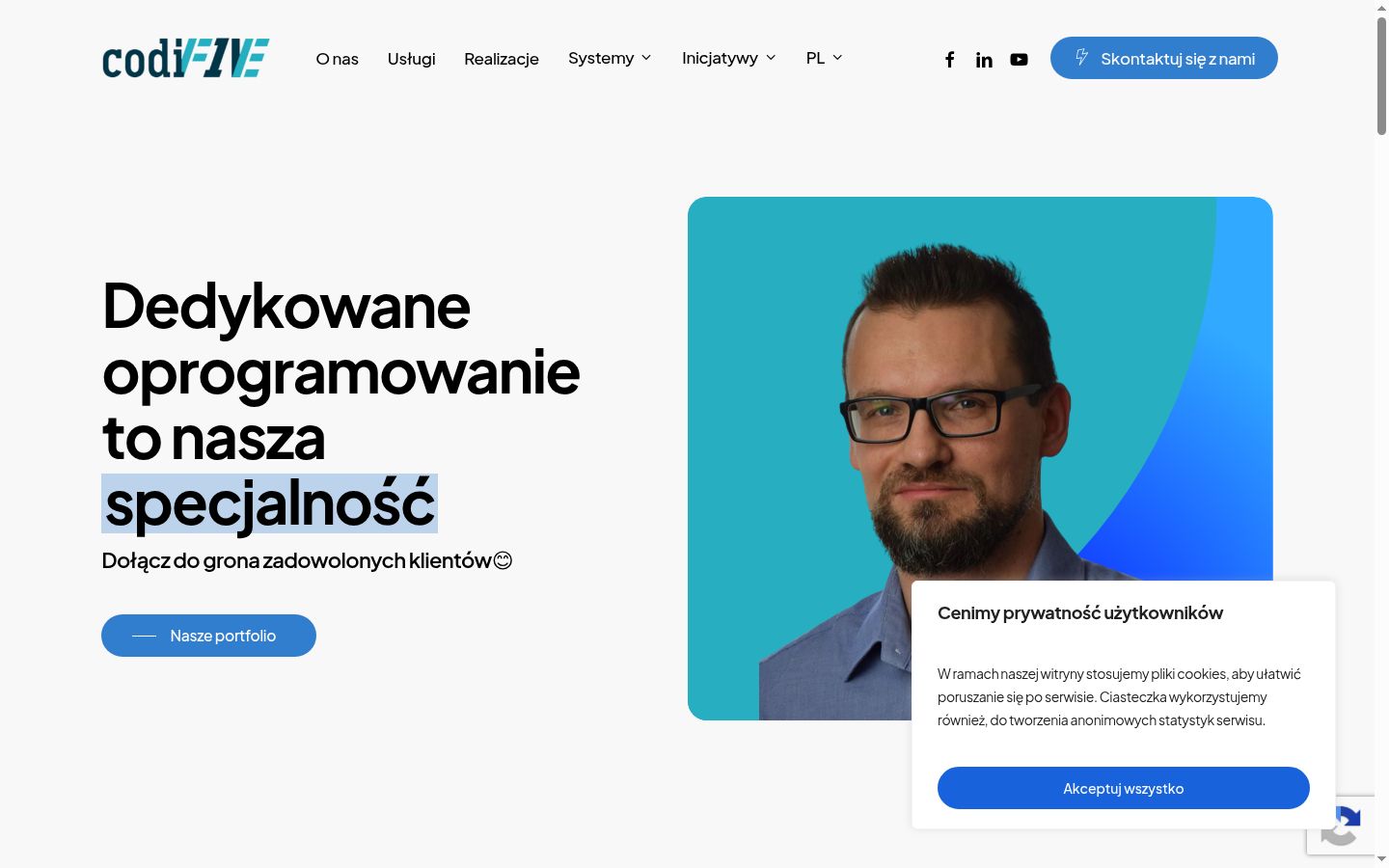 Snímek obrazovky baneru souhlasu zobrazeného před jakoukoli interakcí