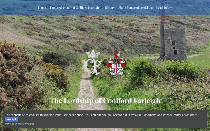 Screenshot of codifordfarleigh.com