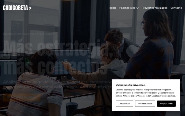 Screenshot of codigobeta.es