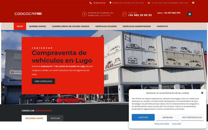 Screenshot of codigocarlugo.es