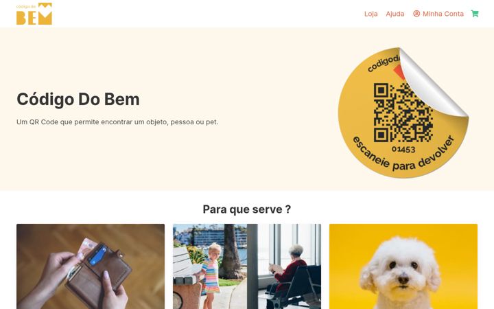 Screenshot of codigodobem.com