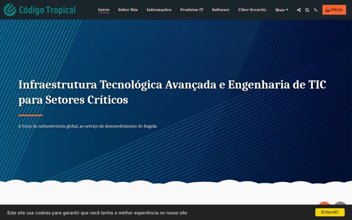 Screenshot of codigotropical-ao.com
