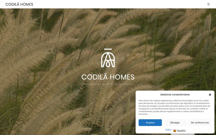 Screenshot of codilahomes.com