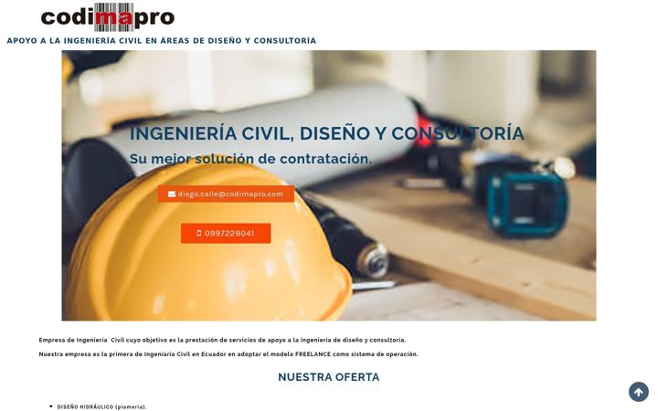 Screenshot of codimapro.com
