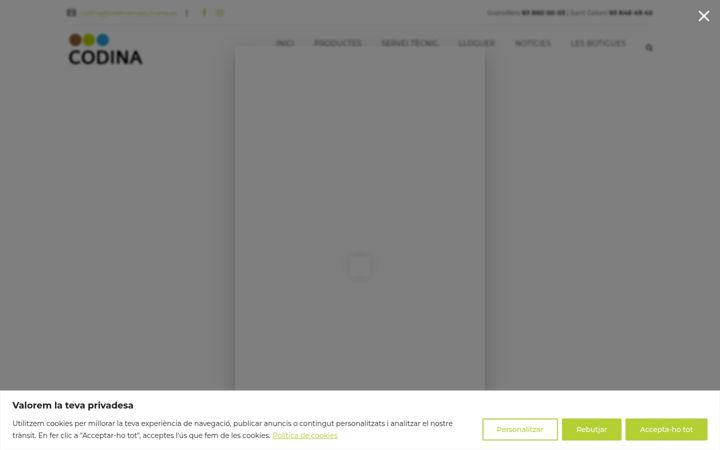 Screenshot of codinamaquinaria.es