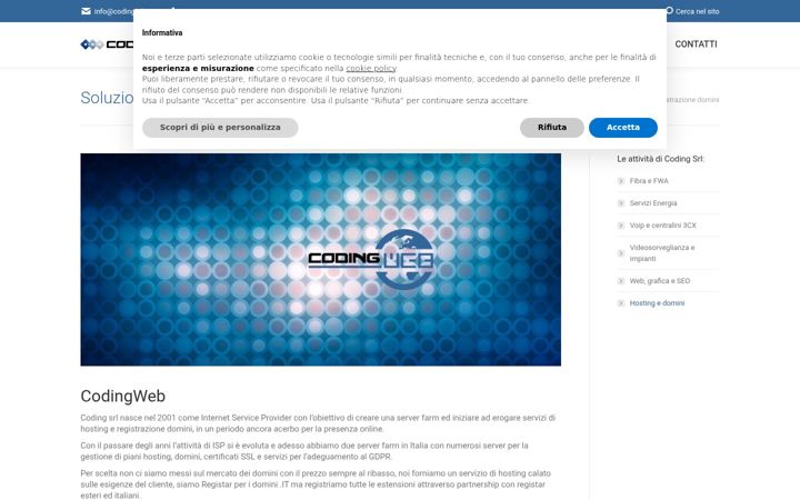 Screenshot of codingweb.it