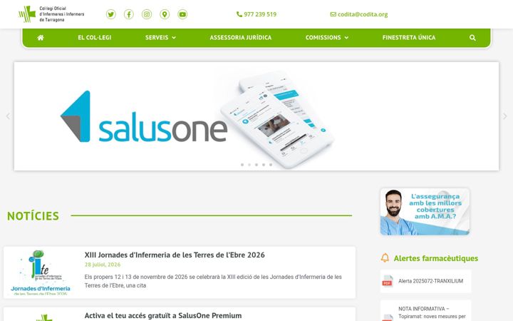 Screenshot of codita.org