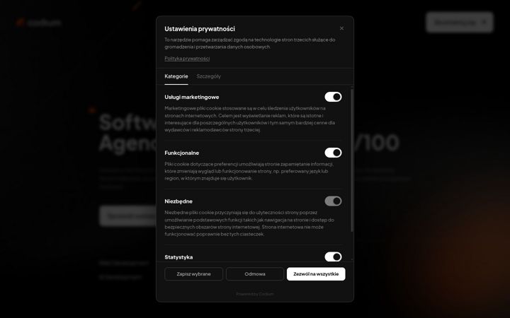Screenshot of codium.pl