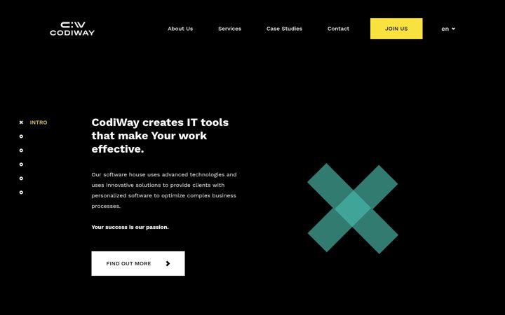 Screenshot of codiway.com