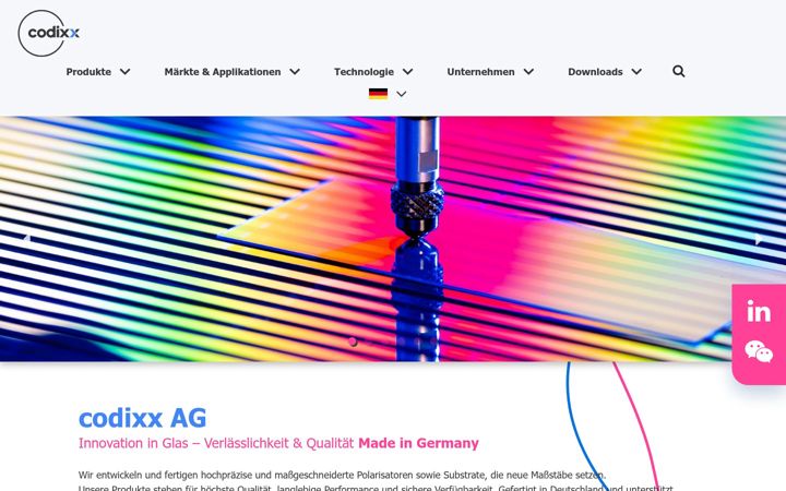 Screenshot of codixx.de