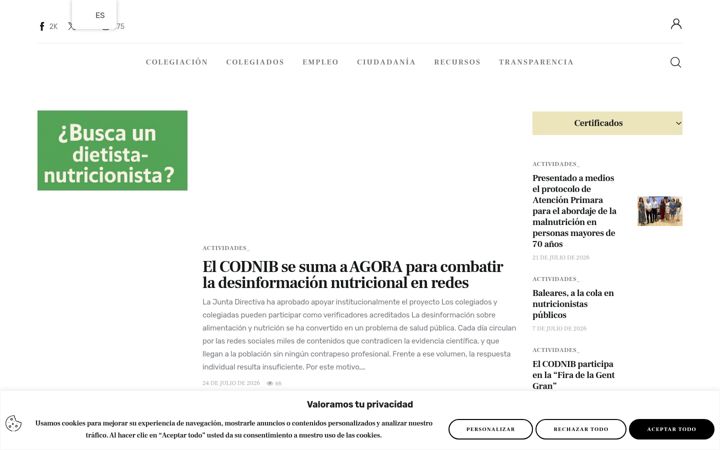 Screenshot di codnib.es