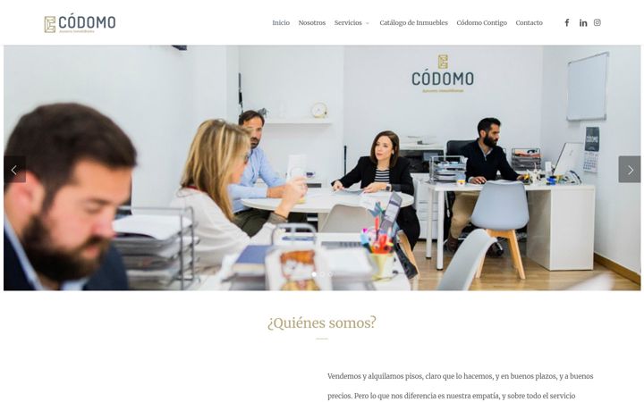 Screenshot of codomo.es