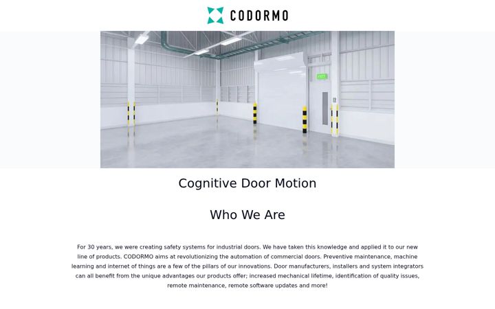 Screenshot of codormo.com