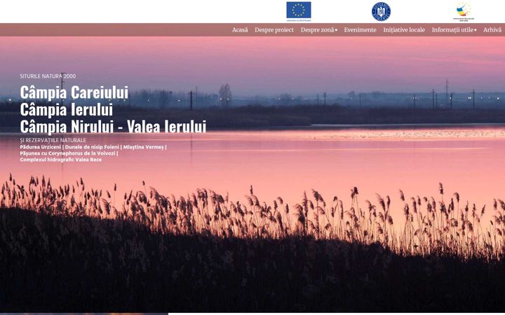 Screenshot of codriisatmarului.ro