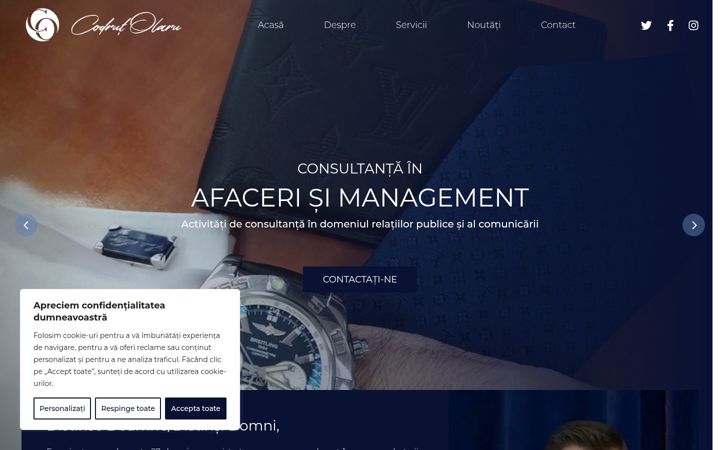 Screenshot of codrutolaru.ro