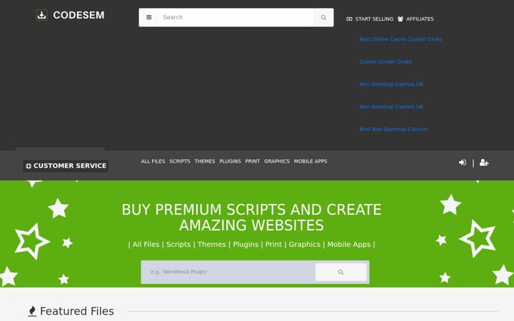 Screenshot of codsem.com