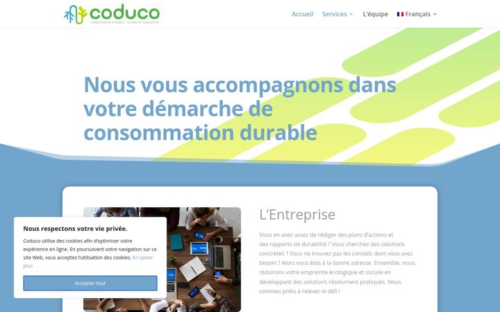 Screenshot of coduco.be