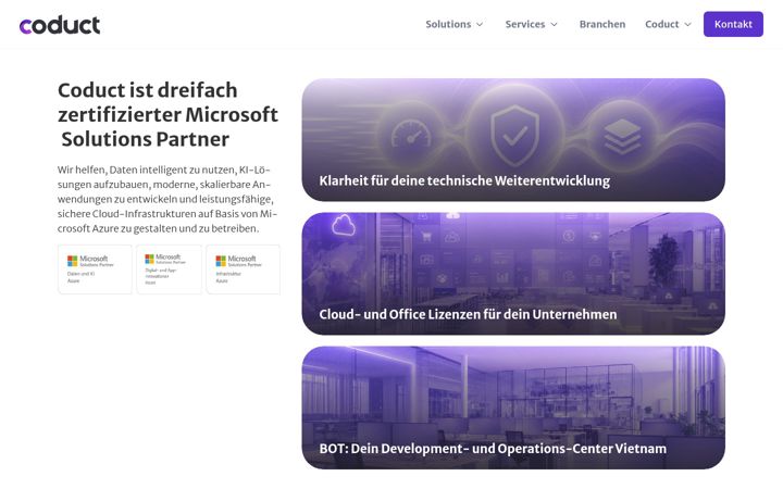 Screenshot of coduct.com