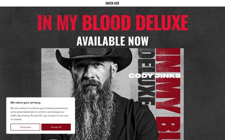 Screenshot of codyjinks.com