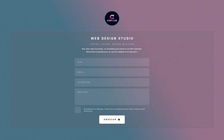 Screenshot of codylab.fr