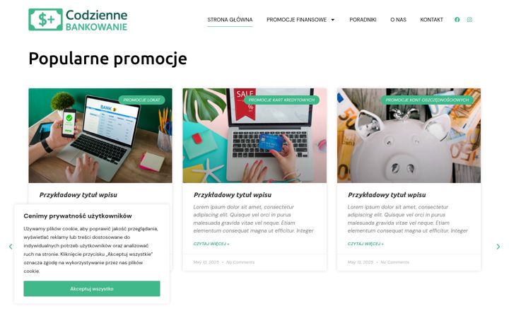 Screenshot of codziennebankowanie.pl
