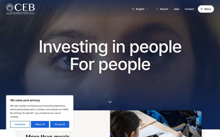 Screenshot of coebank.org