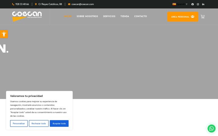 Screenshot of coecan.com