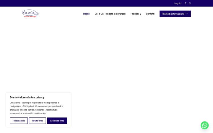 Screenshot of coecosrl.eu