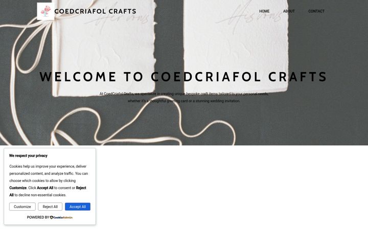 Screenshot of coedcriafol.co.uk