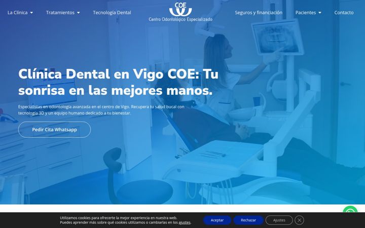 Screenshot of coedent.com
