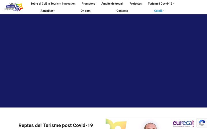 Screenshot of coeintourisminnovation.org