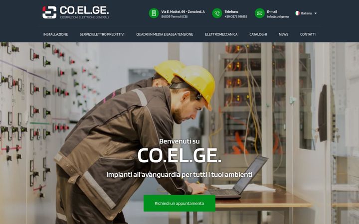 Screenshot of coelge.eu