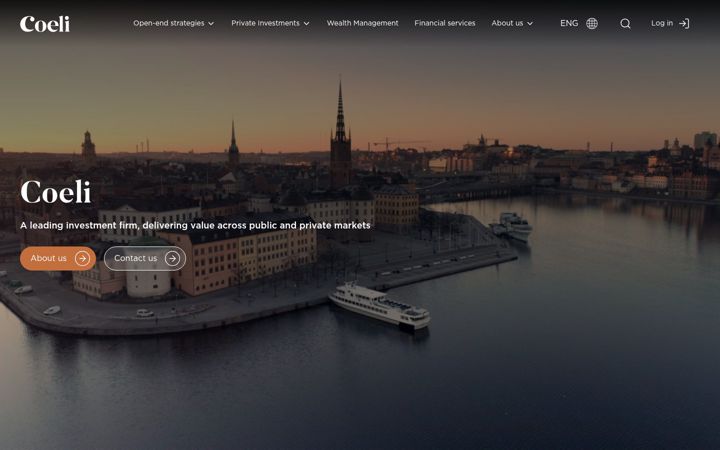 Screenshot of coeli.com